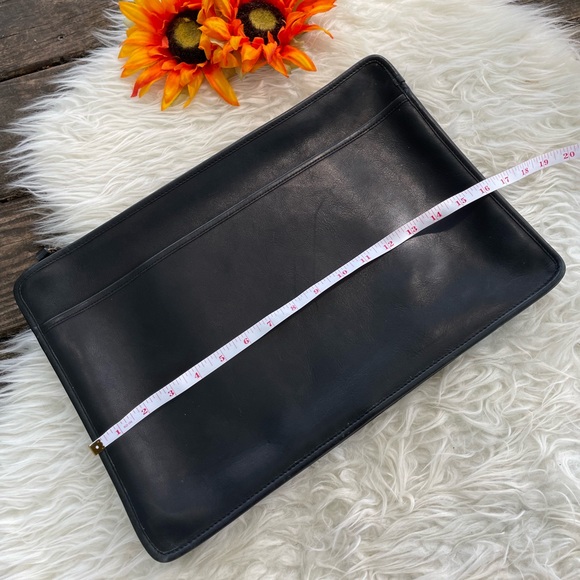 RARE Coach vintage Black Leather Bag
